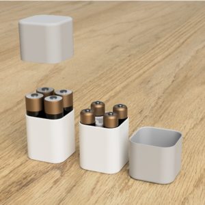 Kutija za 4 baterije AA ili AAA