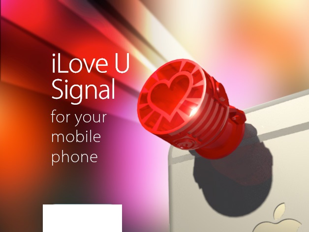 Svetlosni signal u obliku srca za blic od telefona