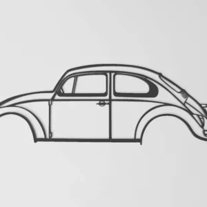 Dekoracija silueta Volkswagen Beetle