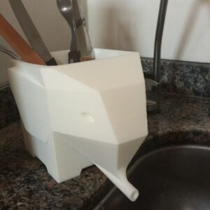 Posuda za ceđenje pribora za jelo u obliku slona